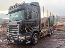Baļķu vedējs Scania R450 | Transporta iekārtas | Kokapstrādes iekārtas | Tartak Drewbud