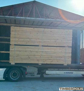Priede Transporta platformu koksne | Skuju koku koksne | Zāģmateriāli | Tarquinio Rizzi s.r.o.
