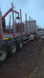 Baļķu vedēja puspiekabe 02.03.2019 - 01.04.2019 |  Transports un kravas pārvadājumi | MT Transport a logistika