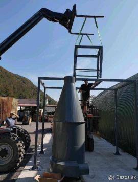 Ekstrakcijas aparāts Cyklonový odlučovač pílin  |  Kaltes, gaisa plūsmas iekārtas | Kokapstrādes iekārtas | Juraj polovka šneky výroba 