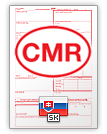 Starpautiskā preču pavadzīme CMR (english & slovenčina)